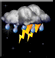 Thunderstorm rain, Σχεδόν νεφελώδης Thunderstorm rain, Σχεδόν νεφελώδης